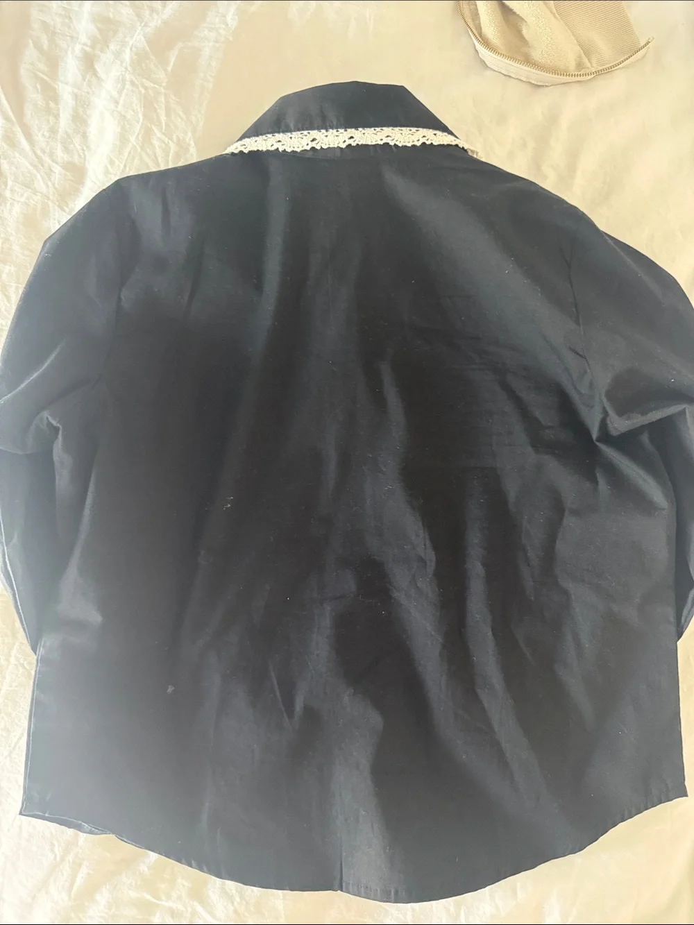 Sim & Sam XS Black Button-Up Top - Picture 4 of 6